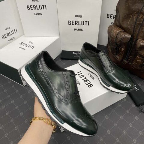 💋💍吴尊同款来袭 Berlut* 布鲁提 第三代升级版大底 最新款运动男士休闲运动鞋跑鞋