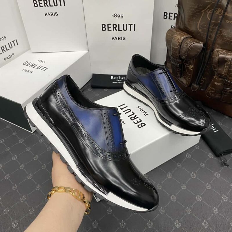 💋💍吴尊同款来袭 Berlut* 布鲁提 第三代升级版大底 最新款运动男士休闲运动鞋跑鞋