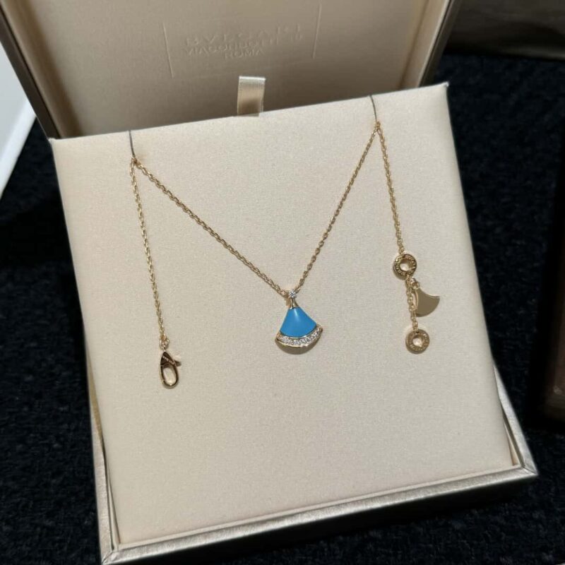 ❗️新品❗️ ☀️BVLGARI宝格丽DIVAS’ DREAM 刘亦菲同款绿松石扇子项链 ☀️