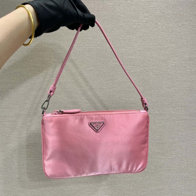 PRADA🎉新款腋下包🎉1NI545🎉🎉粉色