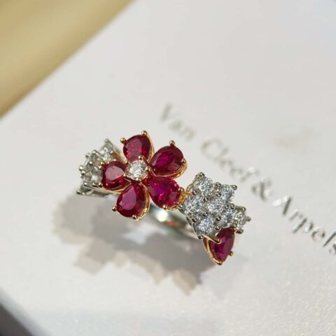 ❗️新品❗️ ☀️Van Cleef &Arpels 仲夏夜之梦梵克雅宝Folie des Pres 戒指 ☀️