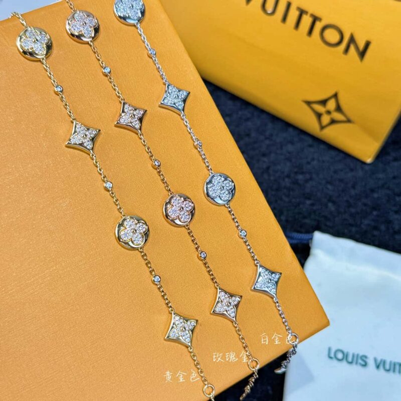 ❗️新品❗️ ☀Louis Vuitton 路易威登COLOR BLOSSOM BB MULTI-PATTERN 满钻钻石LV手链 ☀