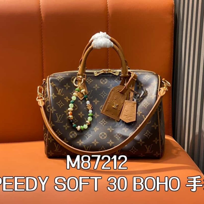 N87212 当季新款 SPEEDY SOFT 30 BOHO 手袋(鸵鸟) 枕头包speedy系列