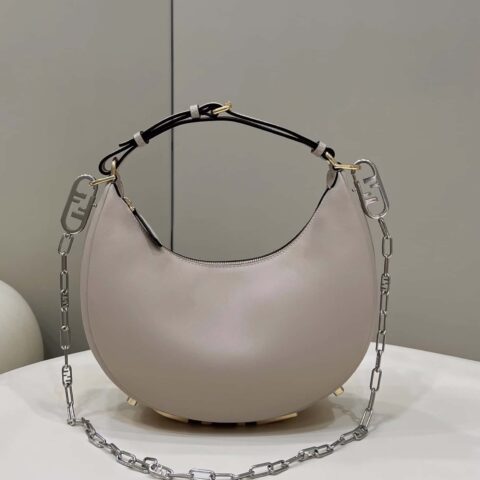 FENDI Fendigraphy腋下包 款号:80056m浅灰