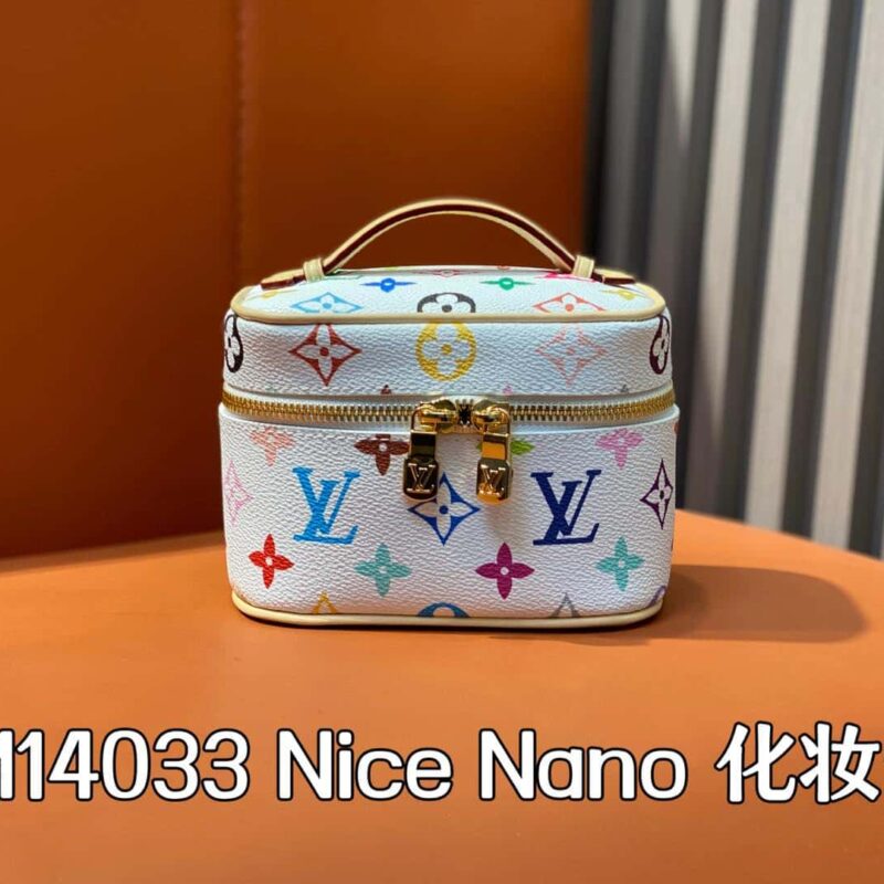 【原单精品】M14033白彩 迷你号化妆包系列 Nice Nano 化妆包