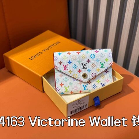【原单精品】M14163白彩 三折钱包系列 Victorine Wallet 钱夹