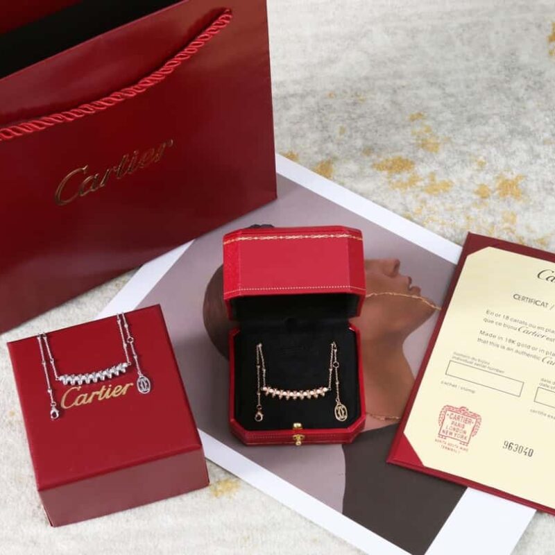 ❗️新品❗️ ☀️卡地亚clash de Cartier 带钻子弹头项链