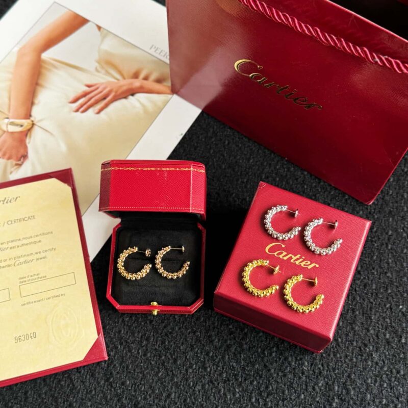 ❗️新品❗️ ☀️卡地亚clash de Cartier 宽版子弹头满钻耳钉耳环 ☀️