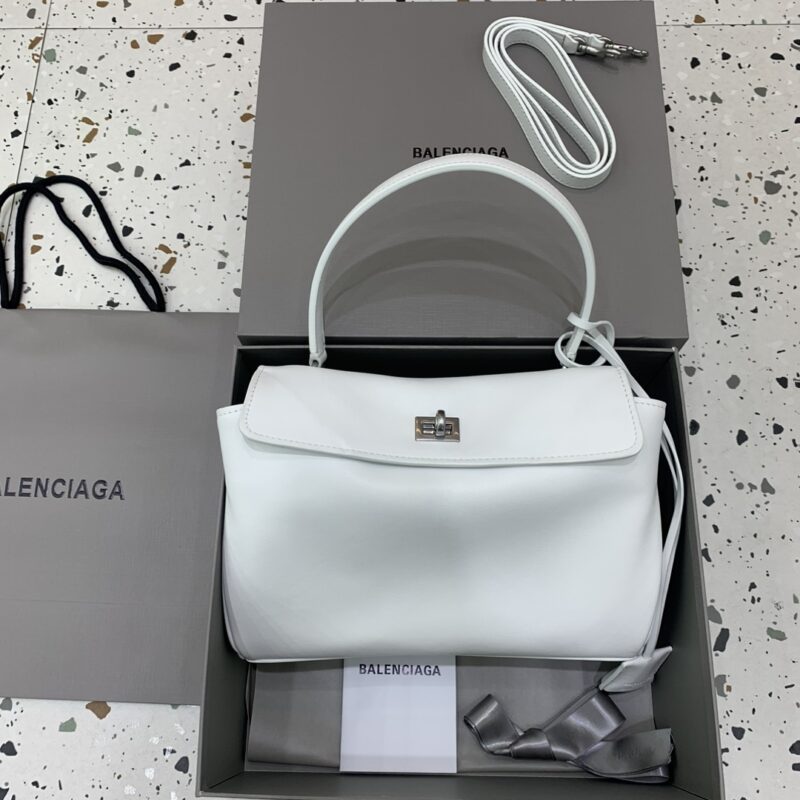 🖤【小号白色】 𝐁𝐀𝐋𝐄𝐍𝐂𝐈𝐀𝐆𝐀 𝐑𝐎𝐃𝐄𝐎 𝐁𝐀𝐆 系列手袋款号:78972