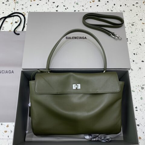 【中号绿色】 𝐁𝐀𝐋𝐄𝐍𝐂𝐈𝐀𝐆𝐀 𝐑𝐎𝐃𝐄𝐎 𝐁𝐀𝐆 系列手袋款号:78972
