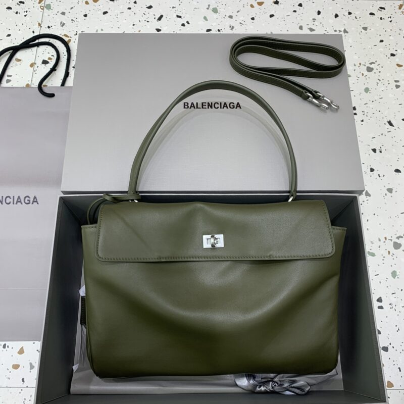 【中号绿色】 𝐁𝐀𝐋𝐄𝐍𝐂𝐈𝐀𝐆𝐀 𝐑𝐎𝐃𝐄𝐎 𝐁𝐀𝐆 系列手袋款号:78972
