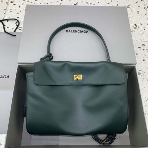 【中号孔雀绿】 𝐁𝐀𝐋𝐄𝐍𝐂𝐈𝐀𝐆𝐀 𝐑𝐎𝐃𝐄𝐎 𝐁𝐀𝐆 系列手袋款号:78972