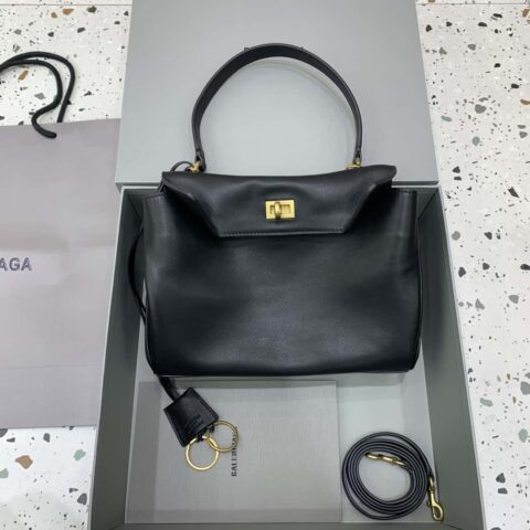 🖤【小号黑色金扣】 𝐁𝐀𝐋𝐄𝐍𝐂𝐈𝐀𝐆𝐀 𝐑𝐎𝐃𝐄𝐎 𝐁𝐀𝐆 系列手袋款号:78972