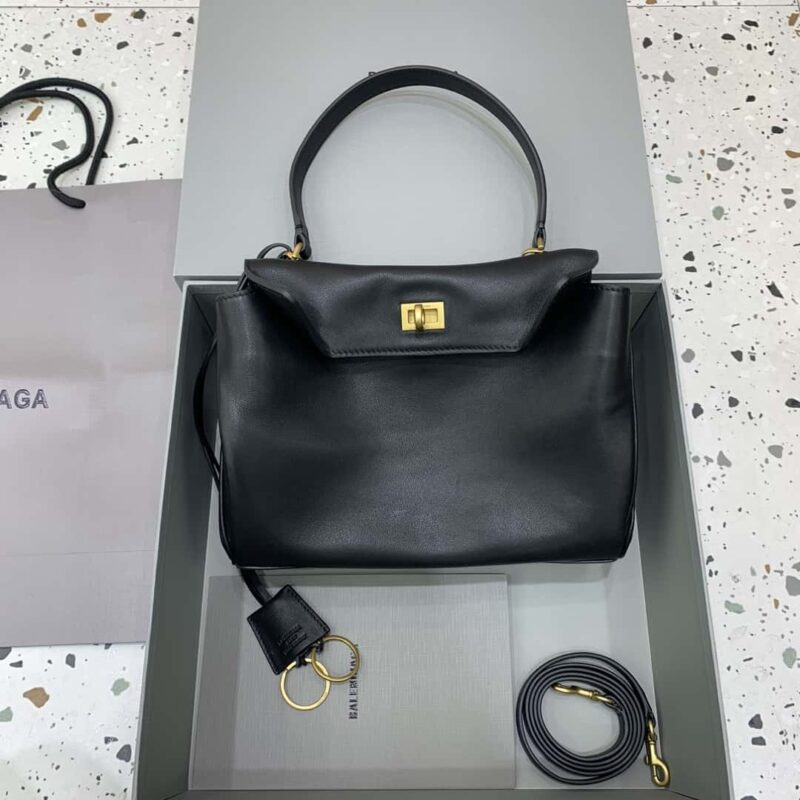 🖤【小号黑色金扣】 𝐁𝐀𝐋𝐄𝐍𝐂𝐈𝐀𝐆𝐀 𝐑𝐎𝐃𝐄𝐎 𝐁𝐀𝐆 系列手袋款号:78972