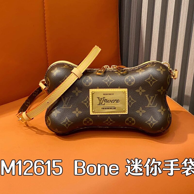 【原单精品】M12615老花 骨头包 BONE 迷你手袋 Bone 迷你手袋