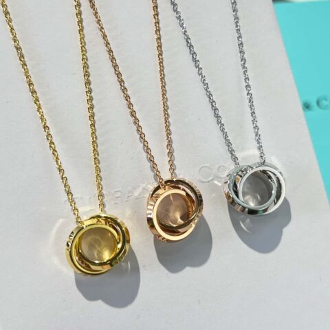 ❗️新品❗️  新款☑️TIFFANY&Co.蒂芙尼X扣环双环圈形项链