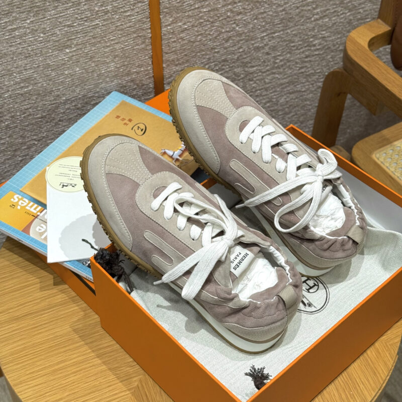 HERMES 617-Jet德训运动鞋👟(男款🚹)裸色/Nude color