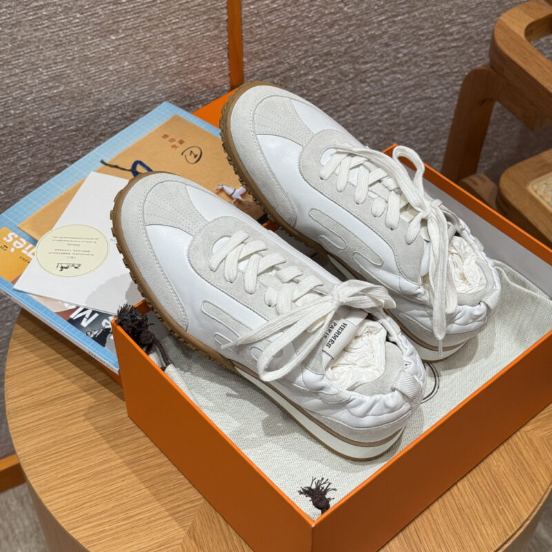 HERMES 617-Jet德训运动鞋👟(男款🚹)白色/white
