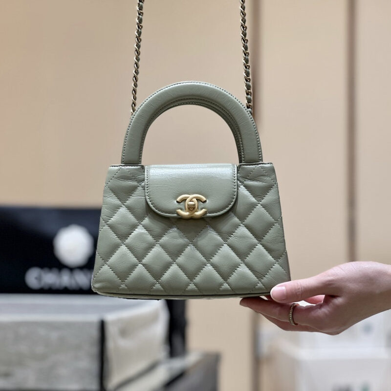 CHANEL 25C Kelly 新版本 AS4416牛油果绿