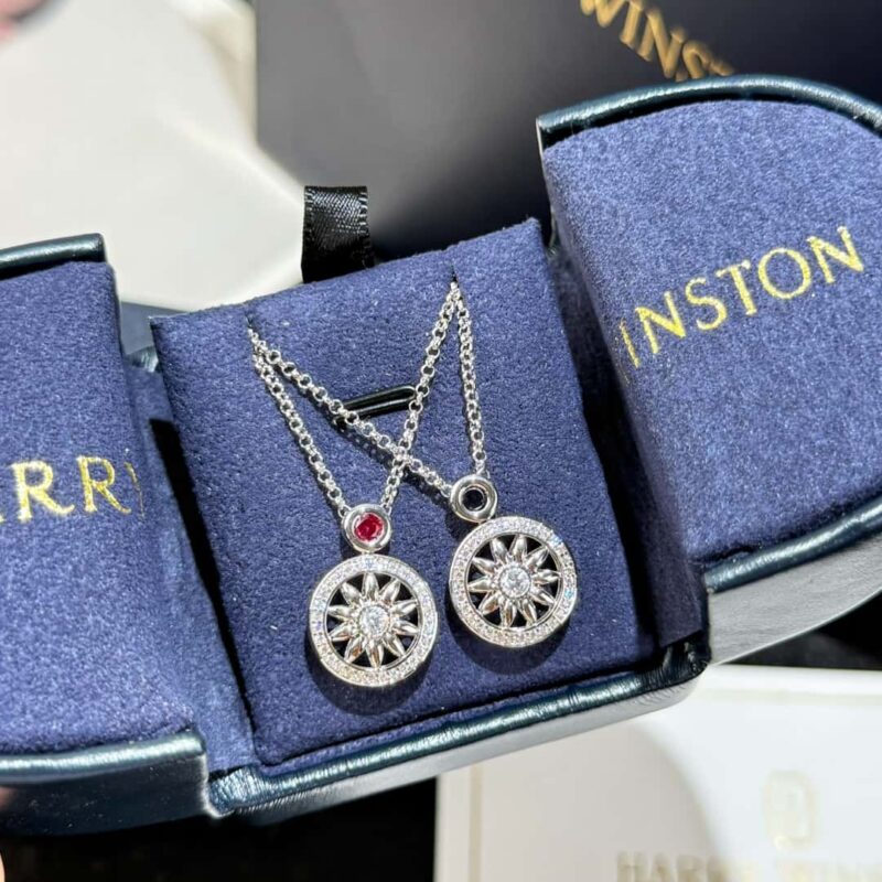 HARRY WINSTON HW海瑞温时顿 Gates 系列太阳花项链