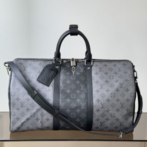 【特级原厂】 Keepall Bandouliere 50旅行包👜 型号: M45392 动态芯片版