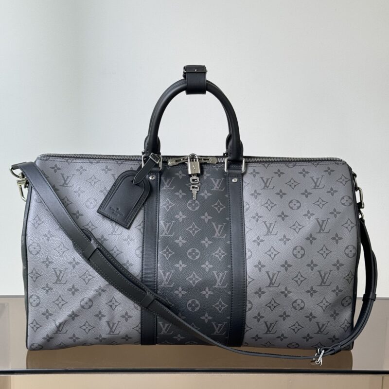 【特级原厂】 Keepall Bandouliere 50旅行包👜 型号: M45392 动态芯片版