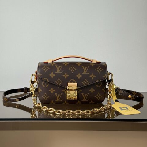 【特级原厂】 Pochette Métis East West 手袋👜 型号: M46279老花 动态芯片版