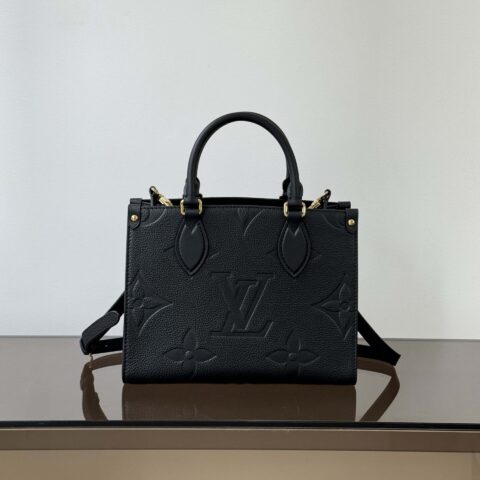【特级原厂】 OnTheGo 小号手袋👜 型号: M45653黑色 动态芯片版