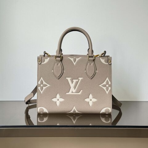 【特级原厂】OnTheGo 小号手袋👜 型号: M45779大象灰 动态芯片版