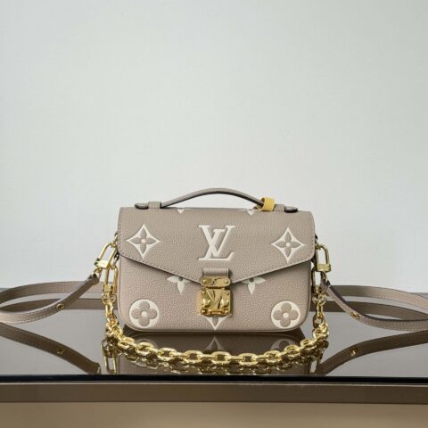 【特级原厂】 Pochette Metis East West 手袋👜 型号: M23081大象灰 动态芯片版