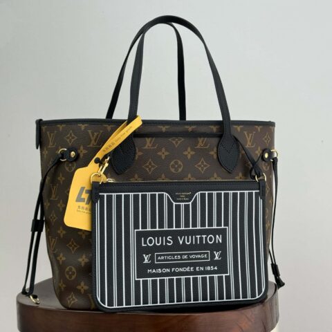 【特级原厂】 Neverfull inside out 中号手袋👜 型号: M11946 动态芯片版