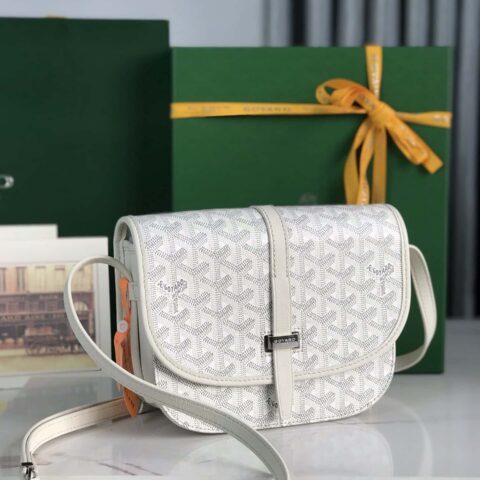 Goyard戈雅Belvédère 小号包斜背包8016 白色020198-1