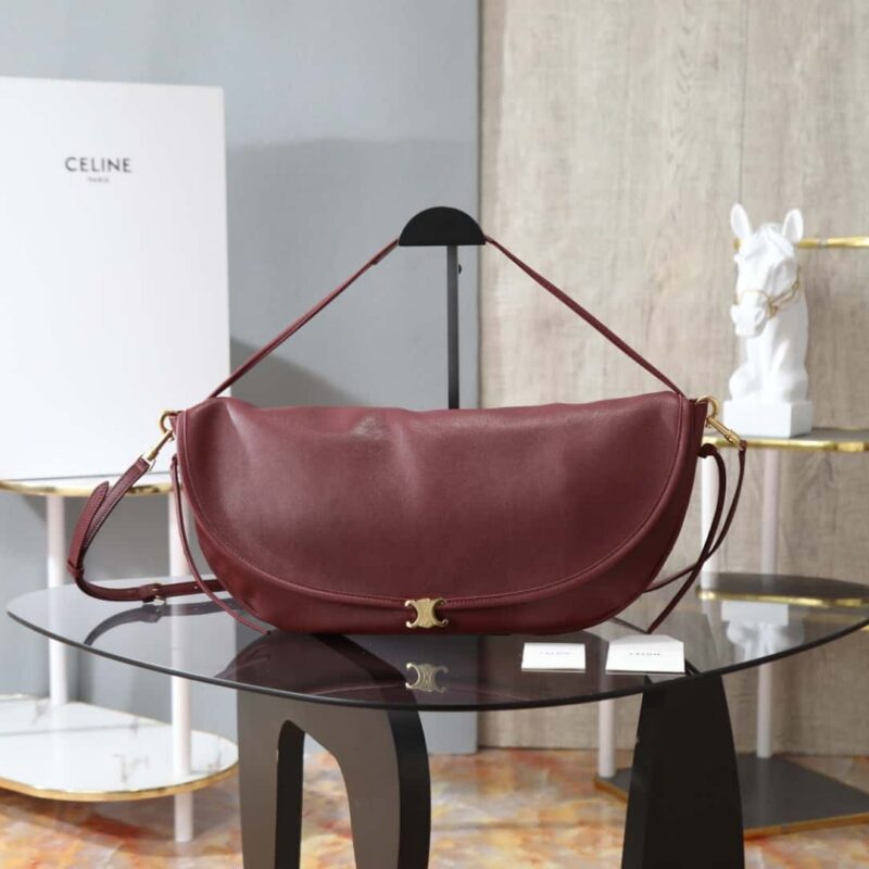 【特级品质 全钢五金】 Soft Triomphe Halfmoon 型号：124142 CELINE 26SPRING 半月包