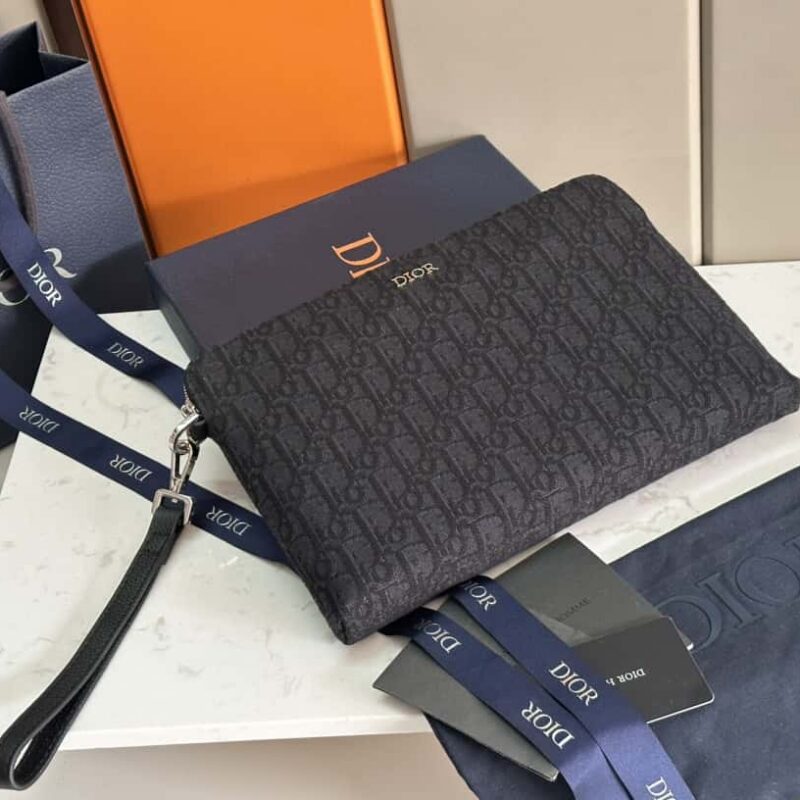 Dior迪奥OBLIQUE手拿包【配专柜正品黑盒】 型号:2OBCA2510