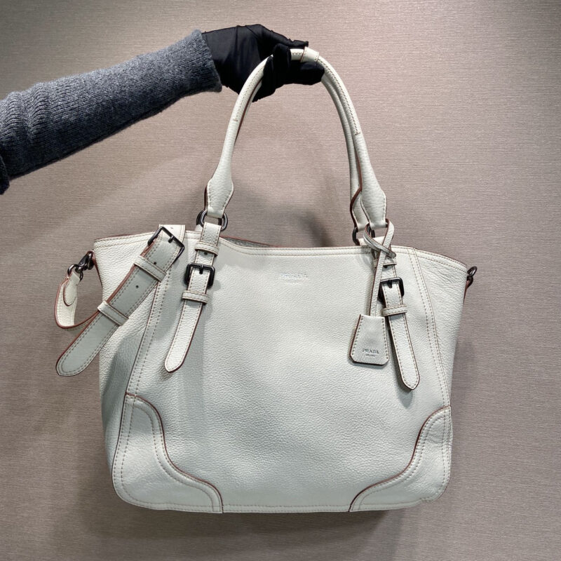 PRADA🎉新品🎉1BG602🎉🎉白色