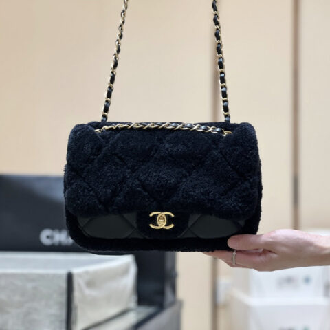 CHANEL 24K 泰迪熊CF AS5149黑色