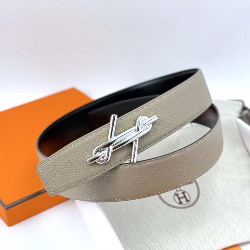 ❤️ H Noue Belt-Togo-38MM ❤️ 爱马仕(Hermès)男款腰带