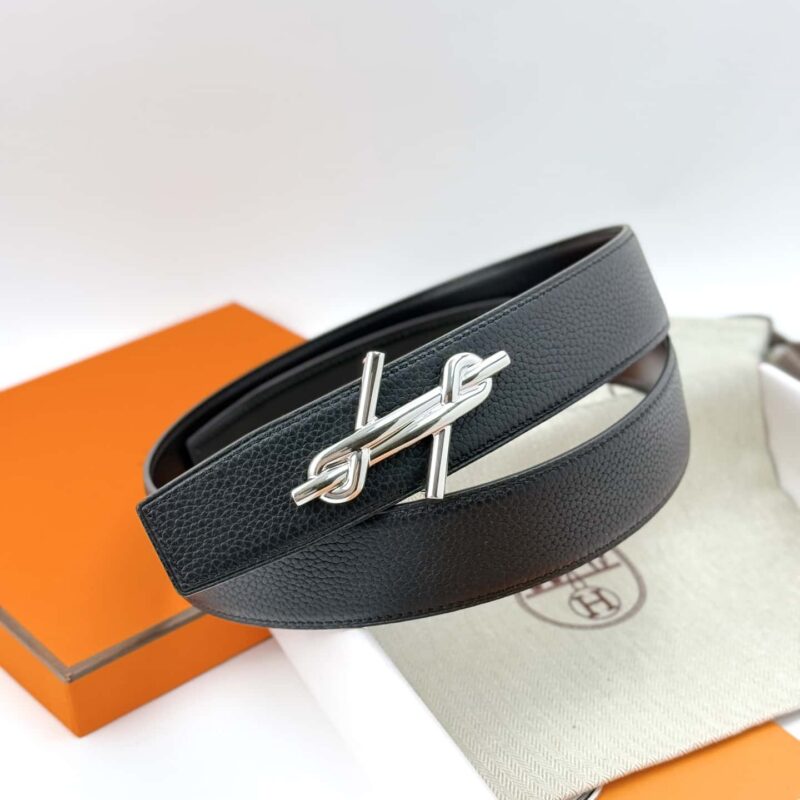 ❤️ H Noue Belt-Togo-38MM ❤️ 爱马仕(Hermès)男款腰带