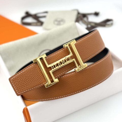 ❤️ H Noue Belt-Togo-38MM ❤️ 爱马仕（Hermès）男款腰带