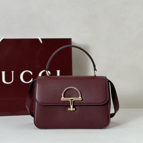 GUCCI专柜品质，顶级原单货，实物实拍！款号855535酒红