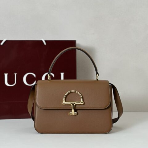 GUCCI 专柜品质，顶级原单货，实物实拍！款号855535棕色