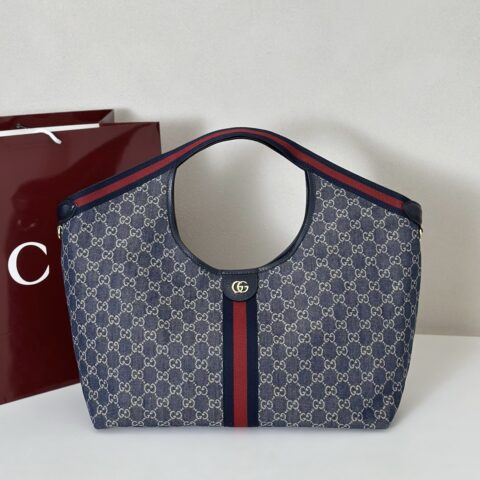 GUCCI 专柜品质，顶级原单货，实物实拍！款号853971蓝牛仔布