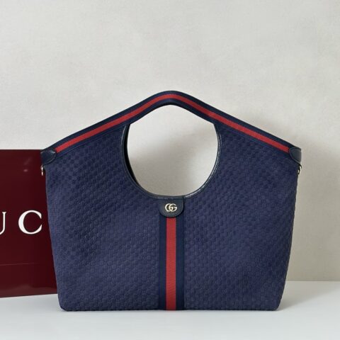 GUCCI专柜品质，顶级原单货，实物实拍！款号853971蓝色压花