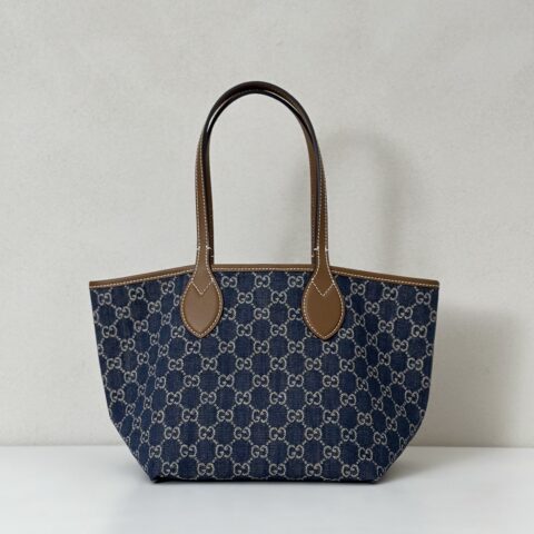 GUCCI  专柜品质，顶级原单货，实物实拍！款号820496蓝牛仔/棕