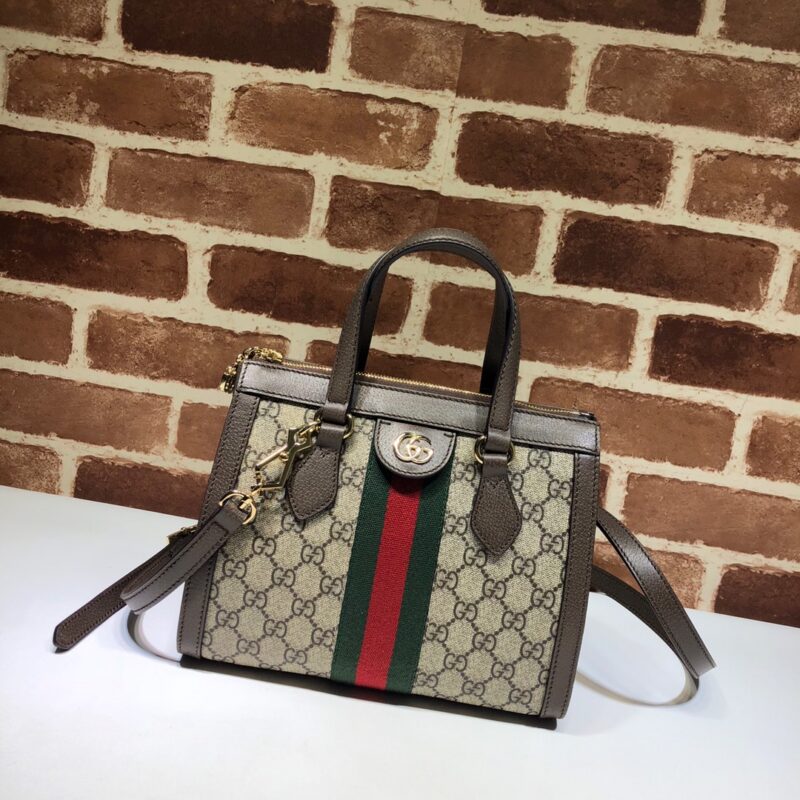 GUCCI 专柜品质，顶级原单货，实物实拍！款号547551啡色/红绿带