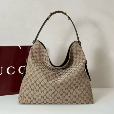 GUCCI 专柜品质，顶级原单货，实物实拍！款号850546杏布/啡皮
