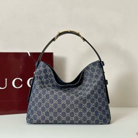 GUCCI 专柜品质，顶级原单货，实物实拍！款号850926蓝牛仔/蓝皮