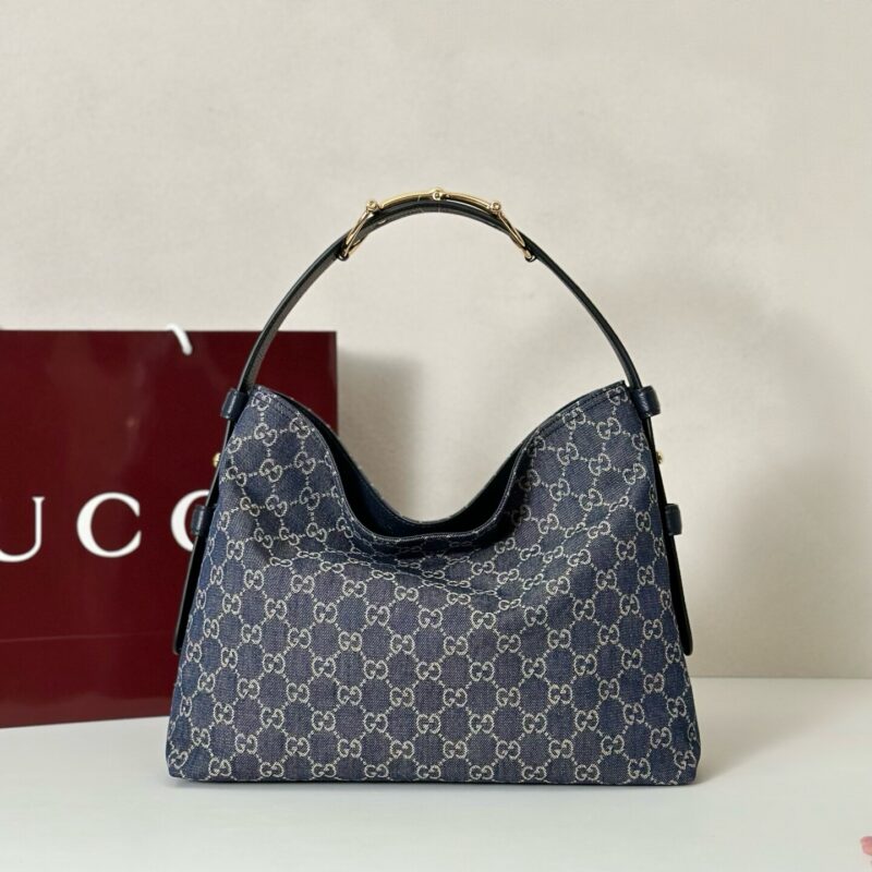 GUCCI 专柜品质，顶级原单货，实物实拍！款号850926蓝牛仔/蓝皮