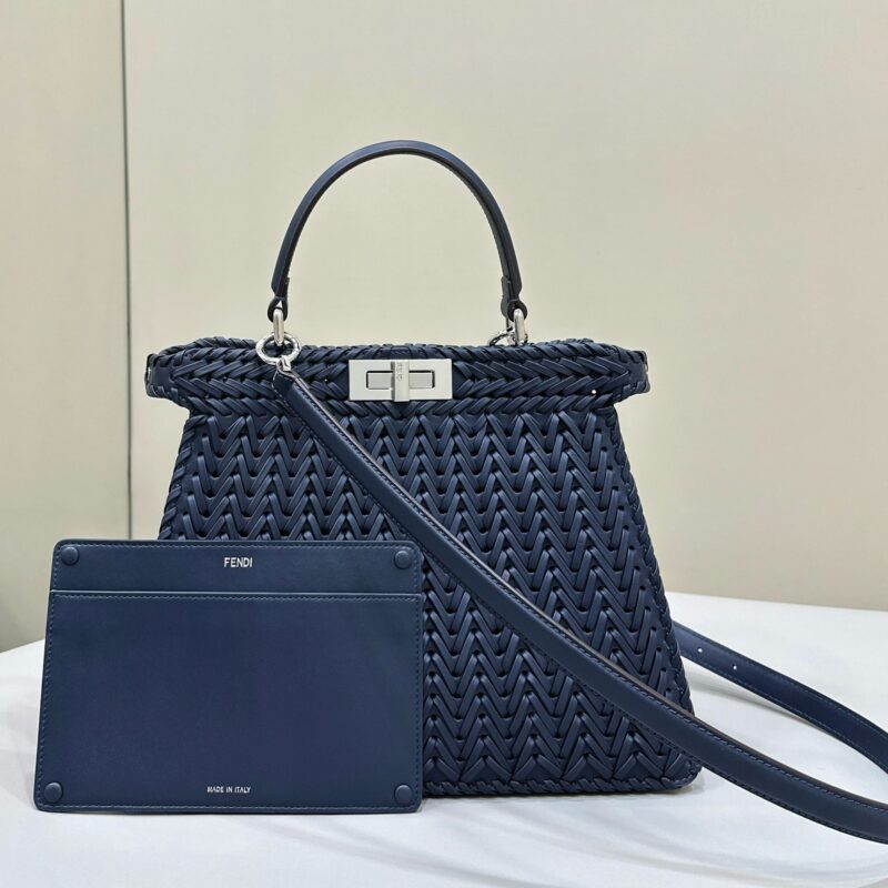 FENDI Peekaboo ISeeU全新系列全皮编织款 款号80138L