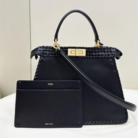 FENDI Peekaboo ISeeU全新系列全皮编织款 款号80138